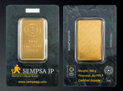 BUY GOLD BARS 100 GRAMS