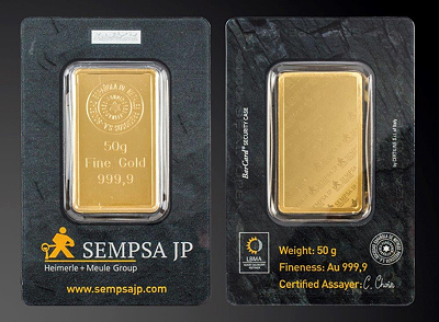 BUY GOLD BARS 50 GRAMS