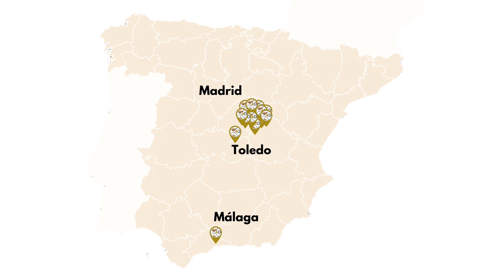 buy gold stores map centers 4D