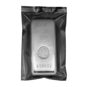 comprar lingote de plata SEMPSA 250 gramos fundido anverso